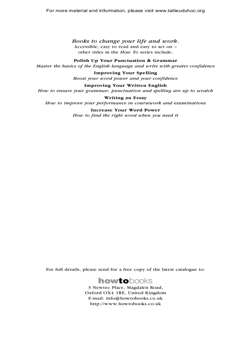 image for page The A to Z of Correct English