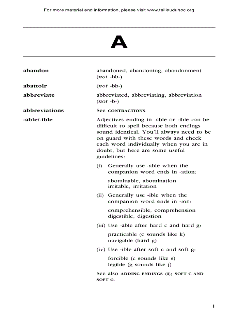 image for page The A to Z of Correct English