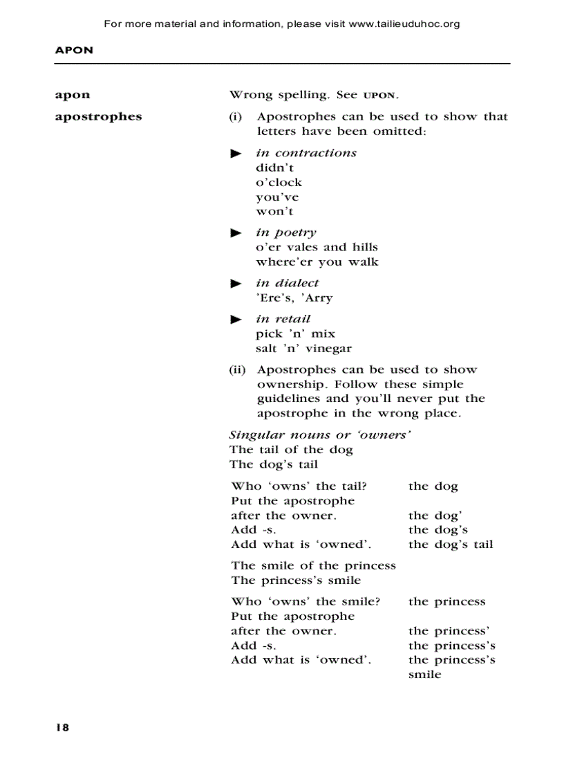 image for page The A to Z of Correct English