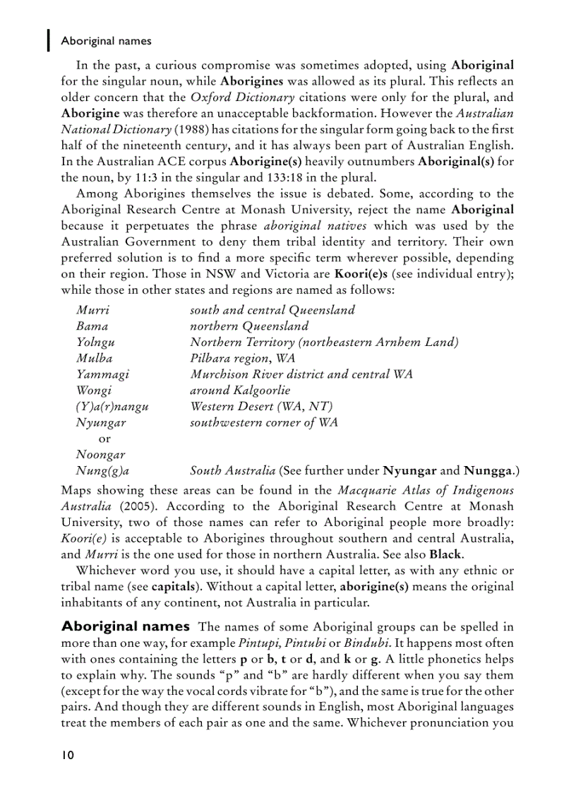 image for page The Cambridge Guide to Australian English Usage