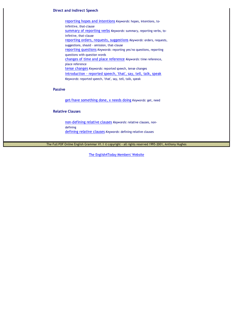 image for page The Online English Grammar