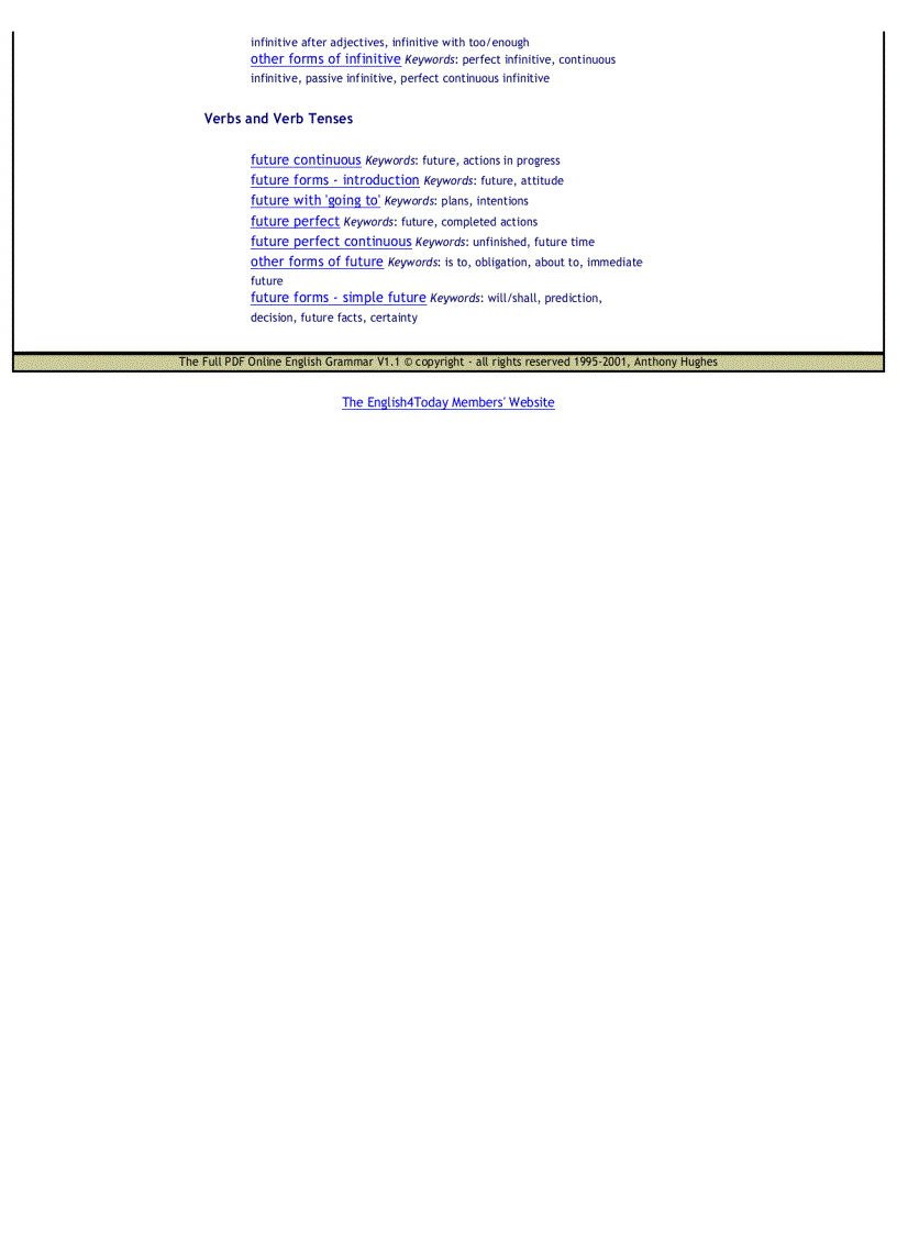 image for page The Online English Grammar