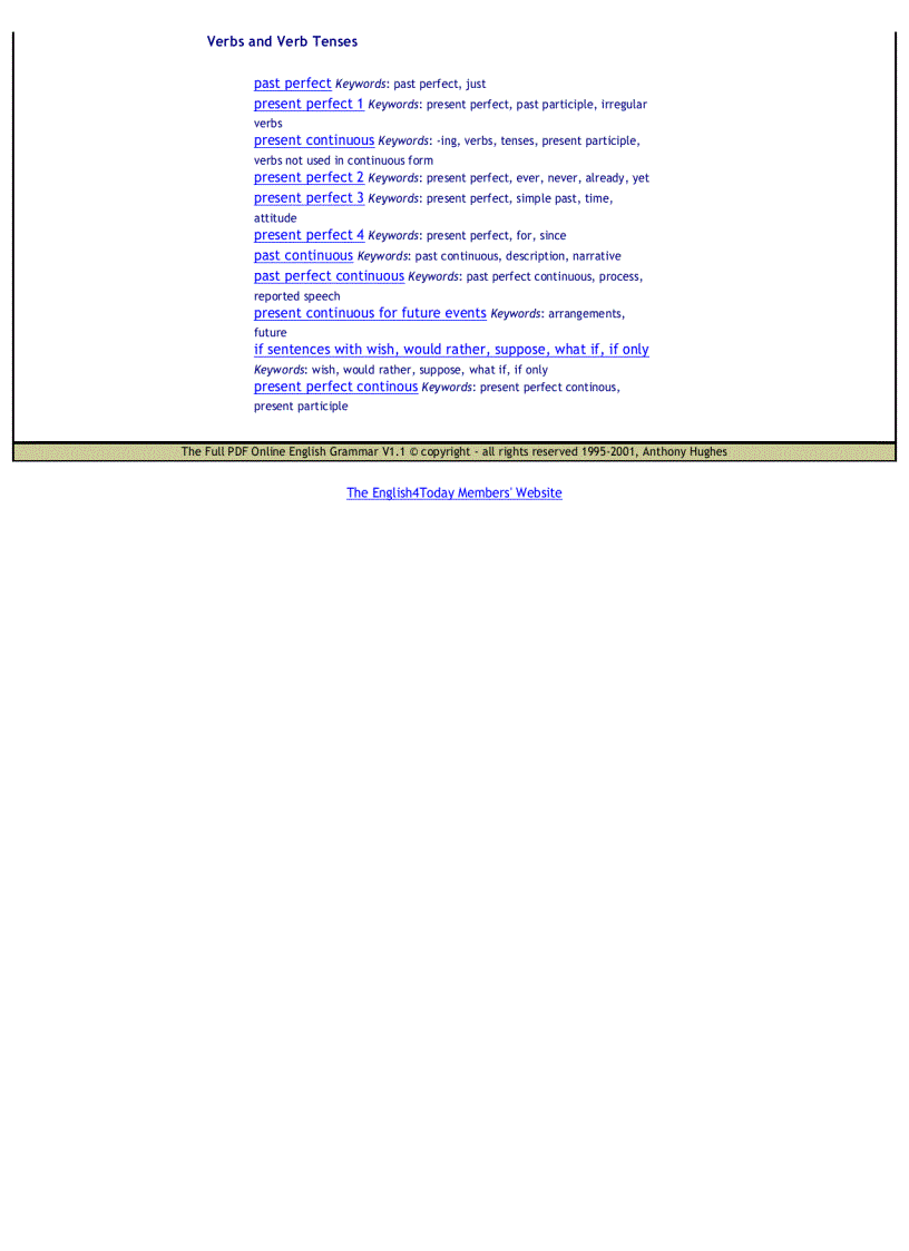 image for page The Online English Grammar
