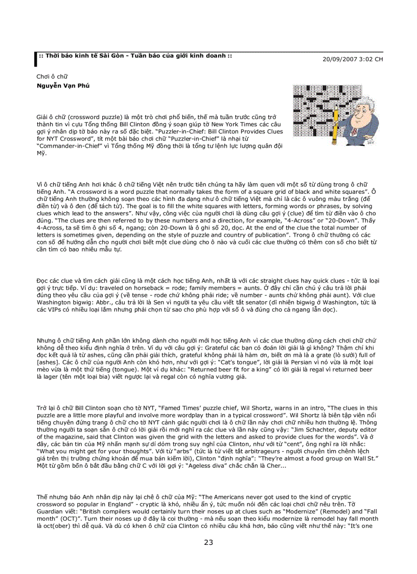 image for page Tiếng Anh theo dòng thời sự từ 3 9 2007