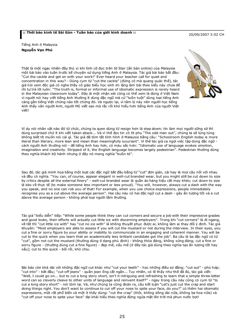 image for page Tiếng Anh theo dòng thời sự từ 3 9 2007