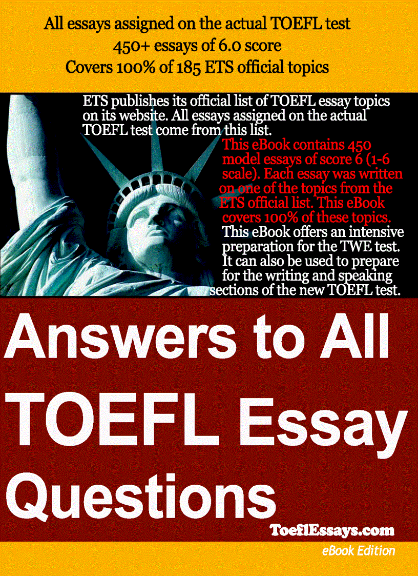 image for page Toefl Essays