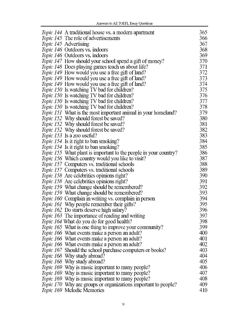 image for page Toefl Essays