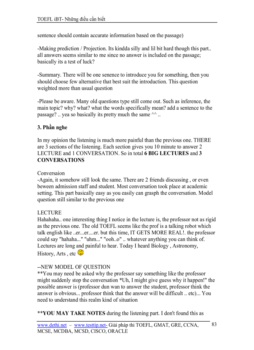 image for page TOEFL iBT Những Điều Cần Biết