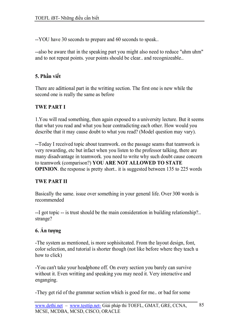 image for page TOEFL iBT Những Điều Cần Biết