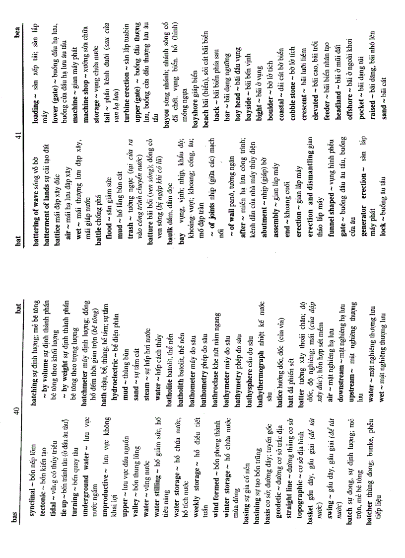 image for page Từ điển kỹ thuật thủy lợi Anh Việt