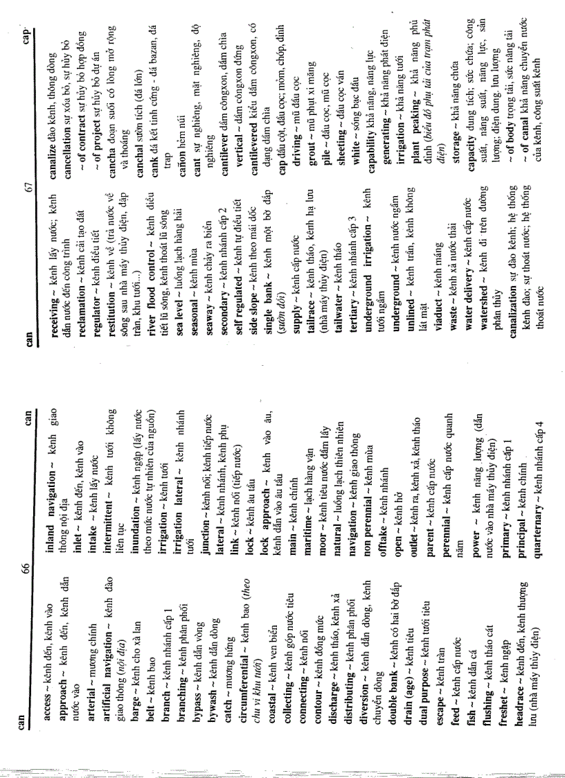 image for page Từ điển kỹ thuật thủy lợi Anh Việt