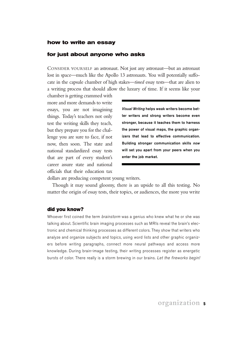 image for page Visual Writing