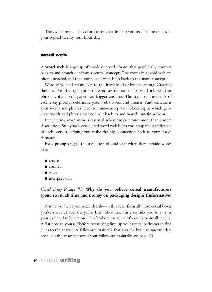 image for page Visual Writing