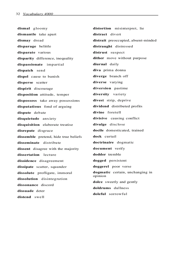 image for page Vocabulary 4000 The 4000 Words Essential for an Educated Vocabulary