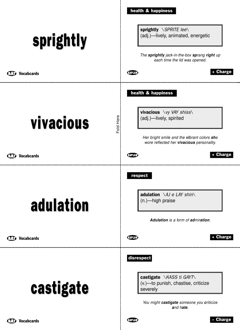 image for page Vocabulary Flashcards