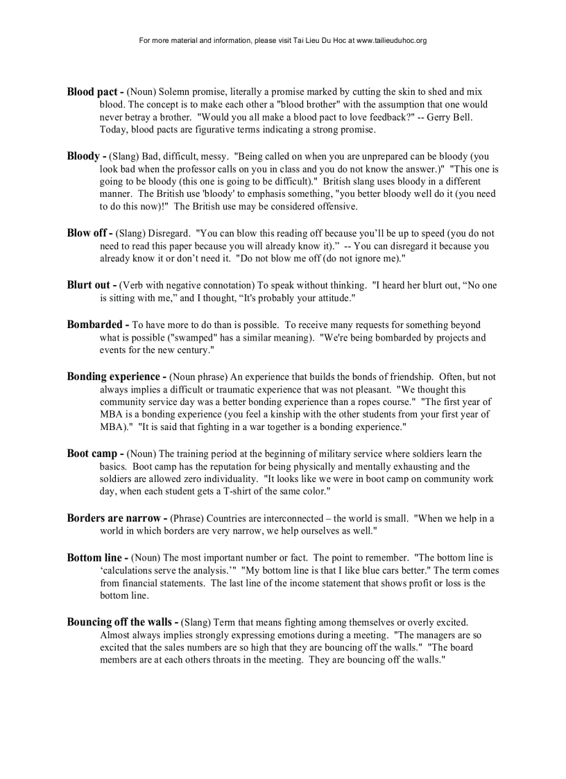 image for page Vocabulary MBA