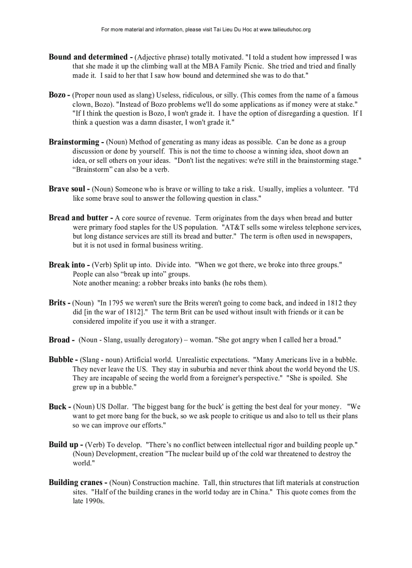 image for page Vocabulary MBA