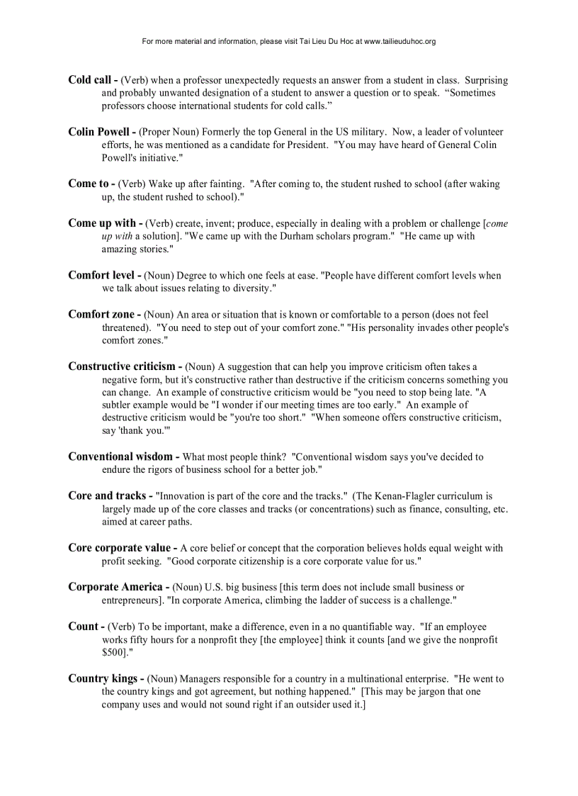 image for page Vocabulary MBA