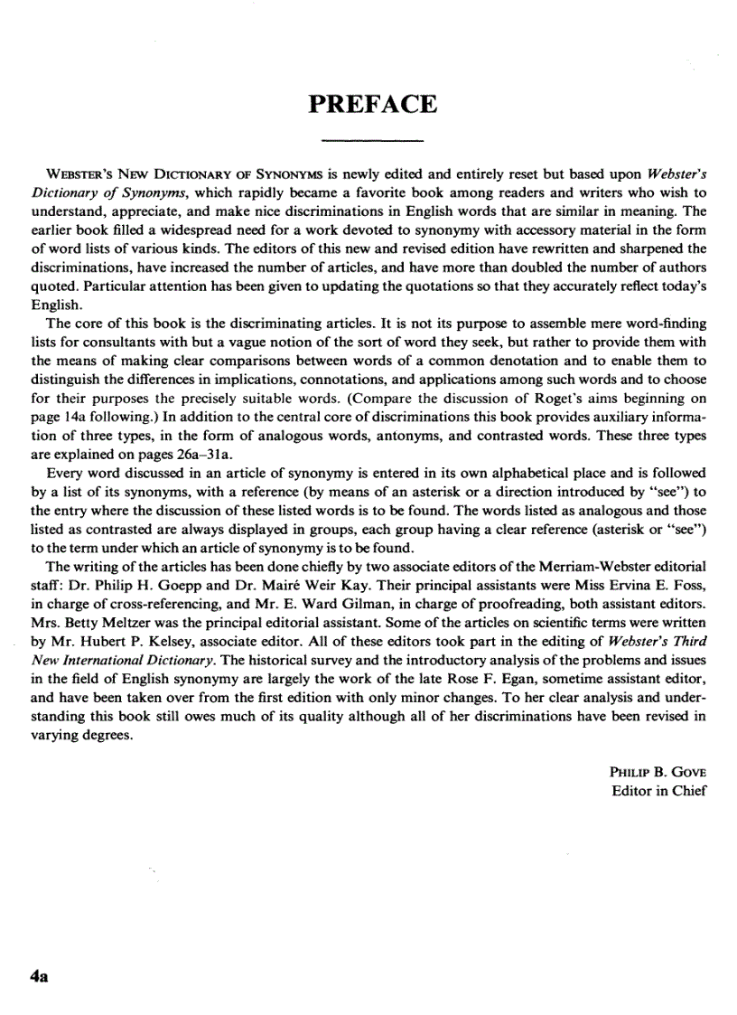 image for page Webster s New Dictionary of Synonyms A Dictionary of Discriminated Synonyms with Antonyms and Analogous and Contrasted Words