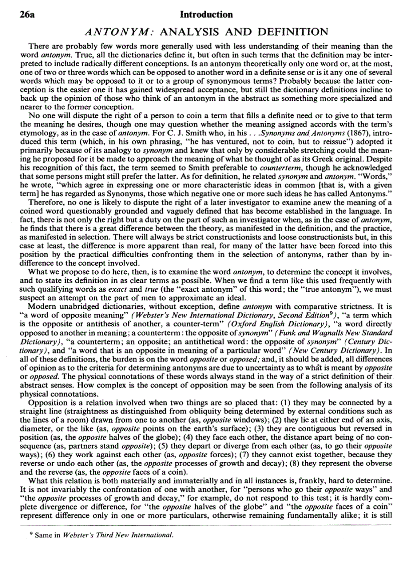 image for page Webster s New Dictionary of Synonyms A Dictionary of Discriminated Synonyms with Antonyms and Analogous and Contrasted Words