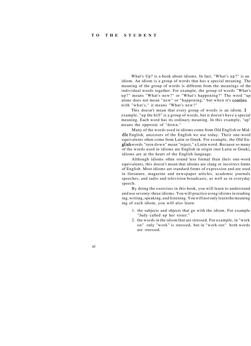 image for page What s Up American Idioms