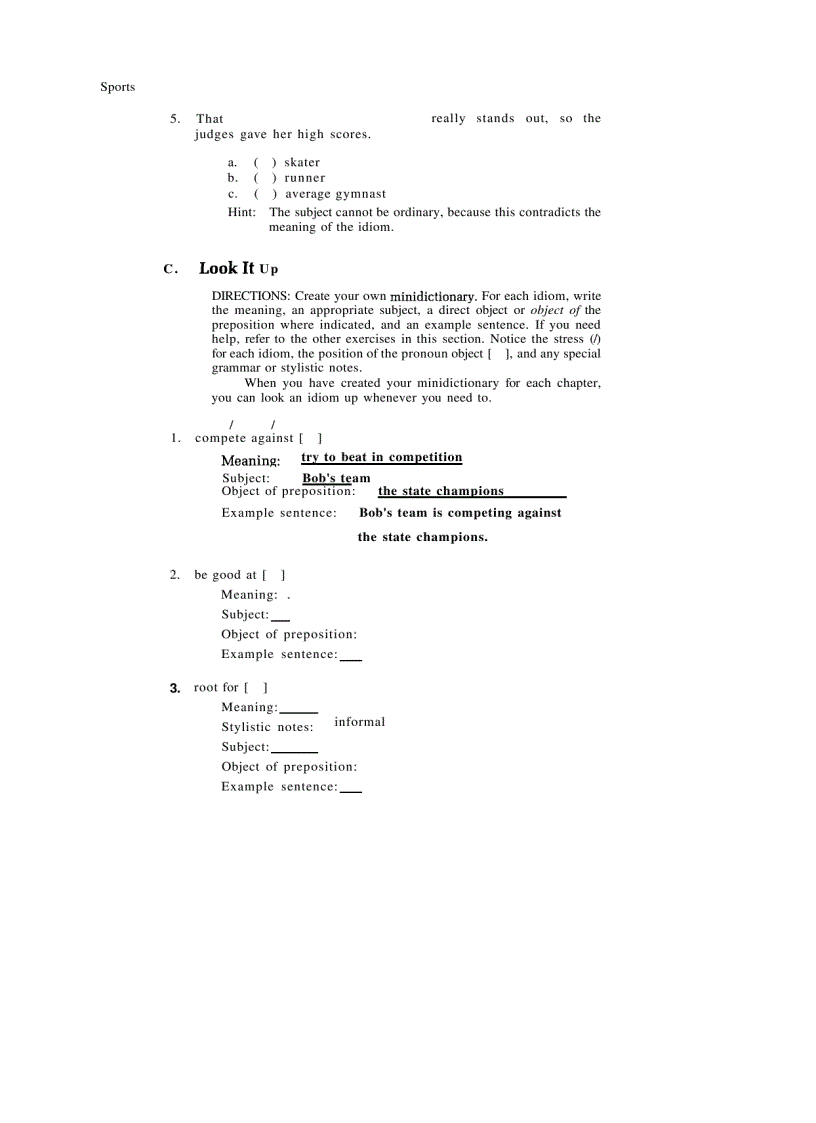 image for page What s Up American Idioms