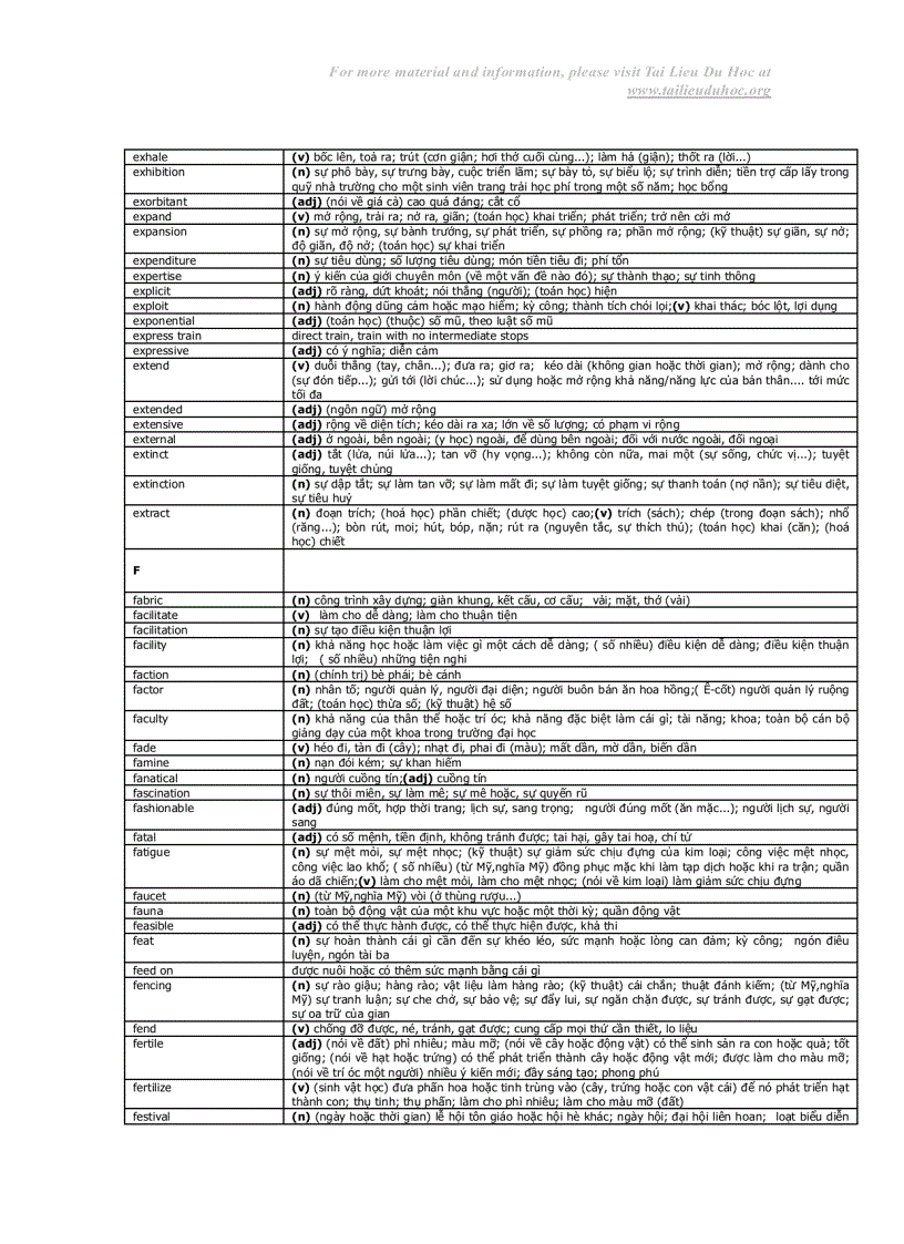 image for page Word List