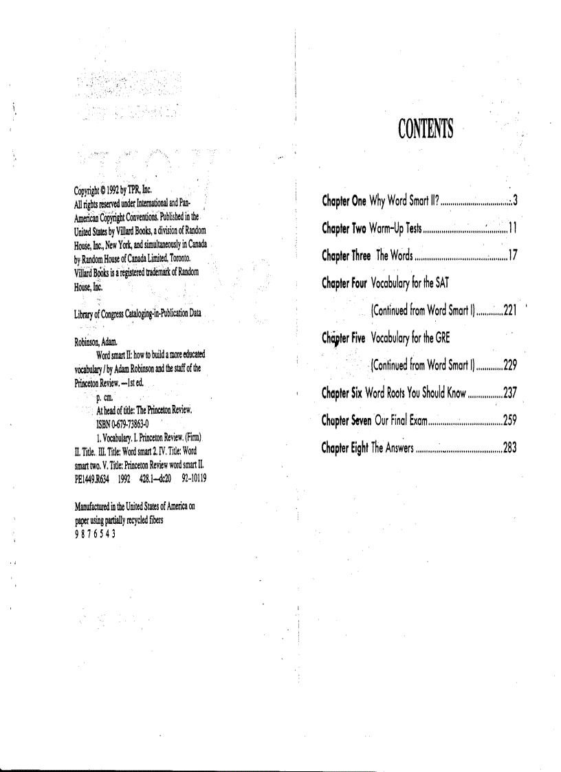 image for page Word Smart II