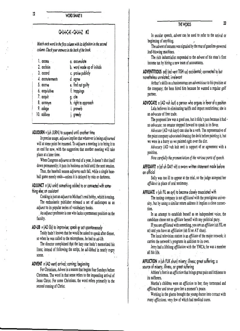 image for page Word Smart II