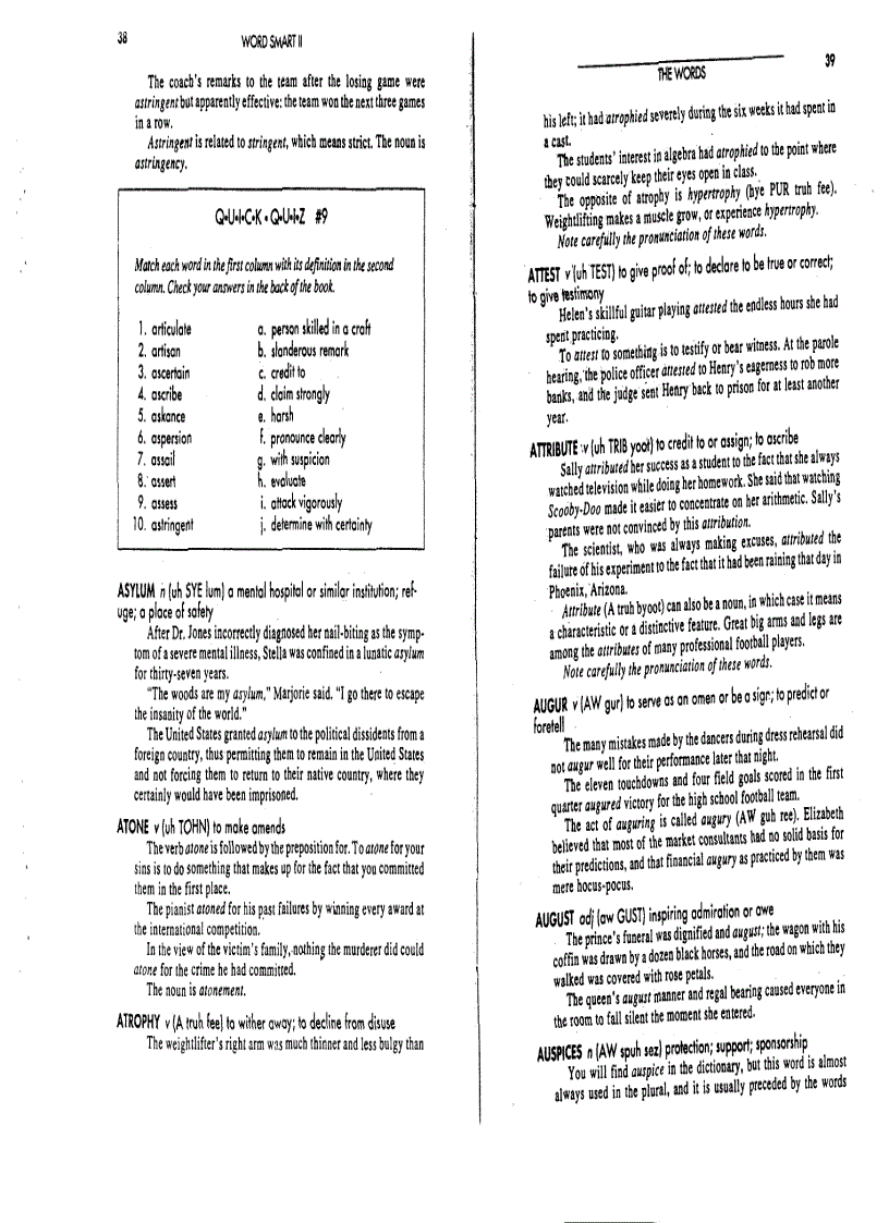 image for page Word Smart II