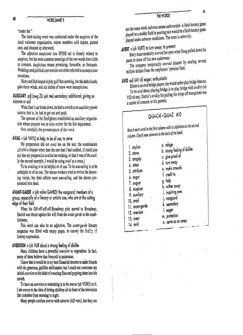 image for page Word Smart II