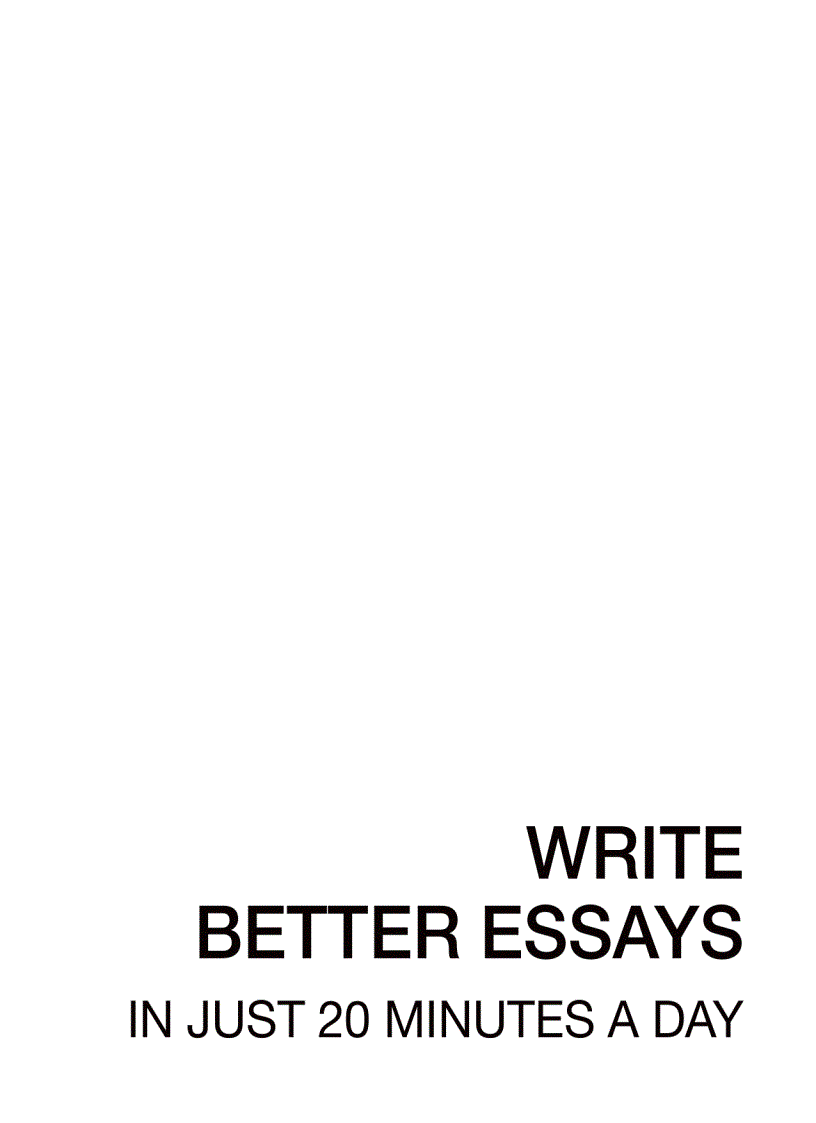 image for page Write Better Essays 2e