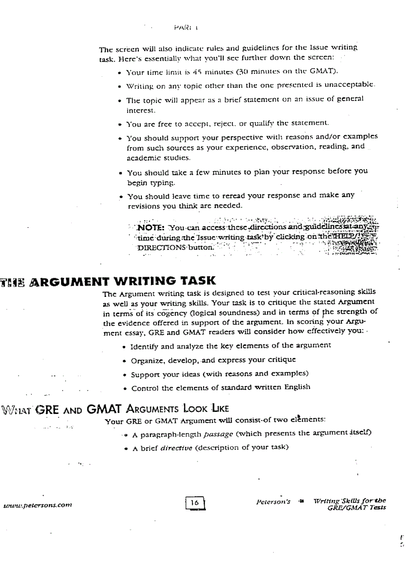 image for page Writing skills GRE GMAT