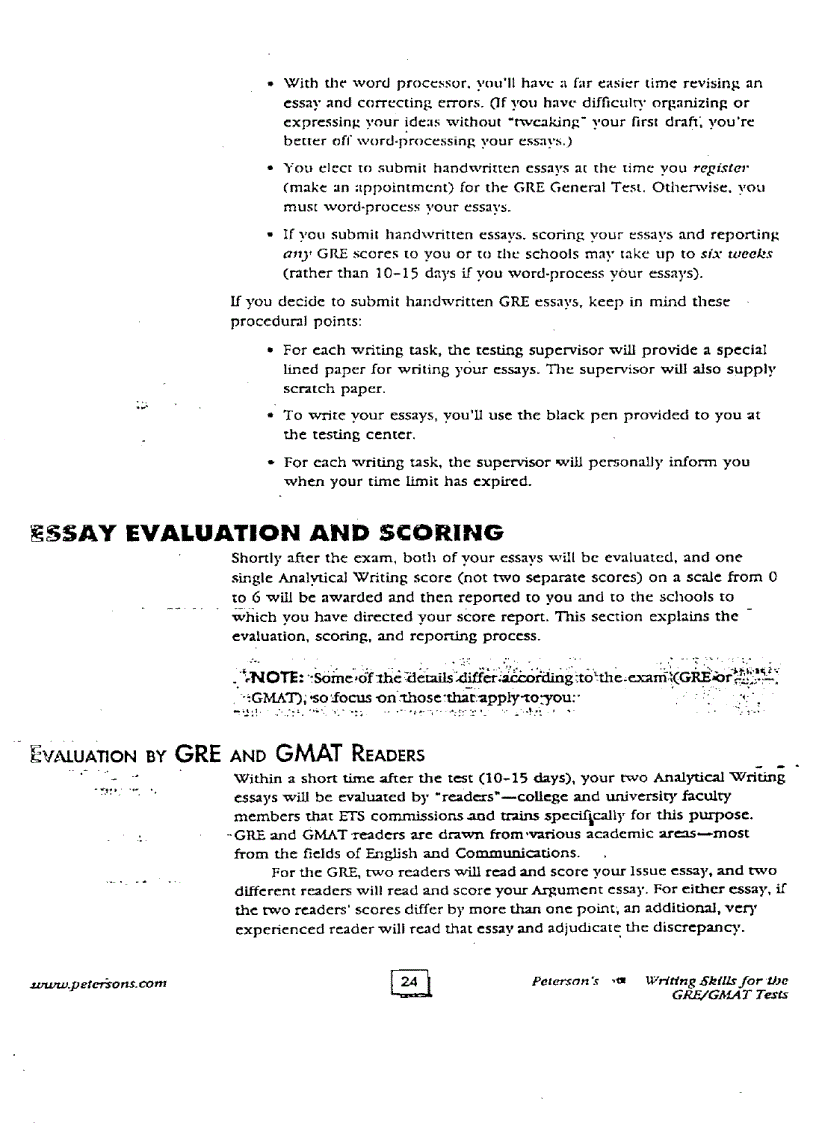 image for page Writing skills GRE GMAT