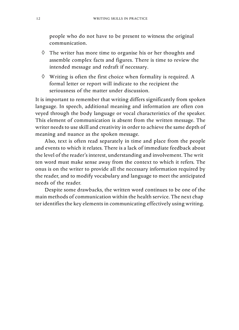 image for page Writing Skills in Practice Health Professionals