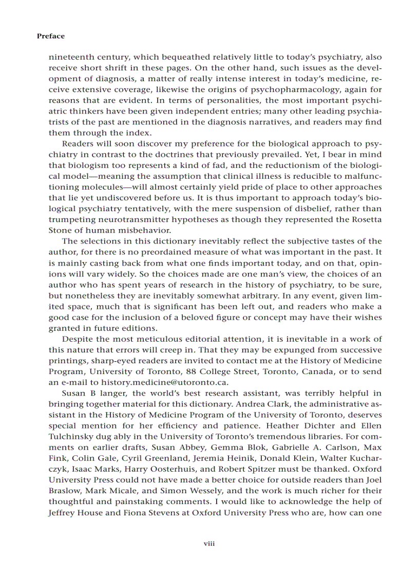 image for page A Historical Dictionary of Psychiatry