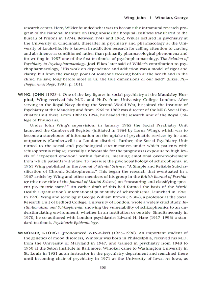 image for page A Historical Dictionary of Psychiatry