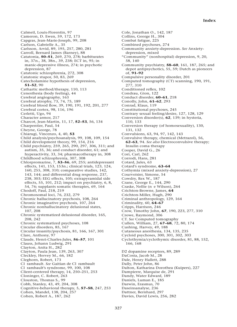 image for page A Historical Dictionary of Psychiatry