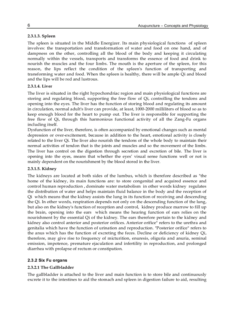 image for page Acupuncture Concepts and Physiology