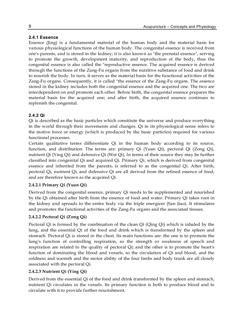 image for page Acupuncture Concepts and Physiology