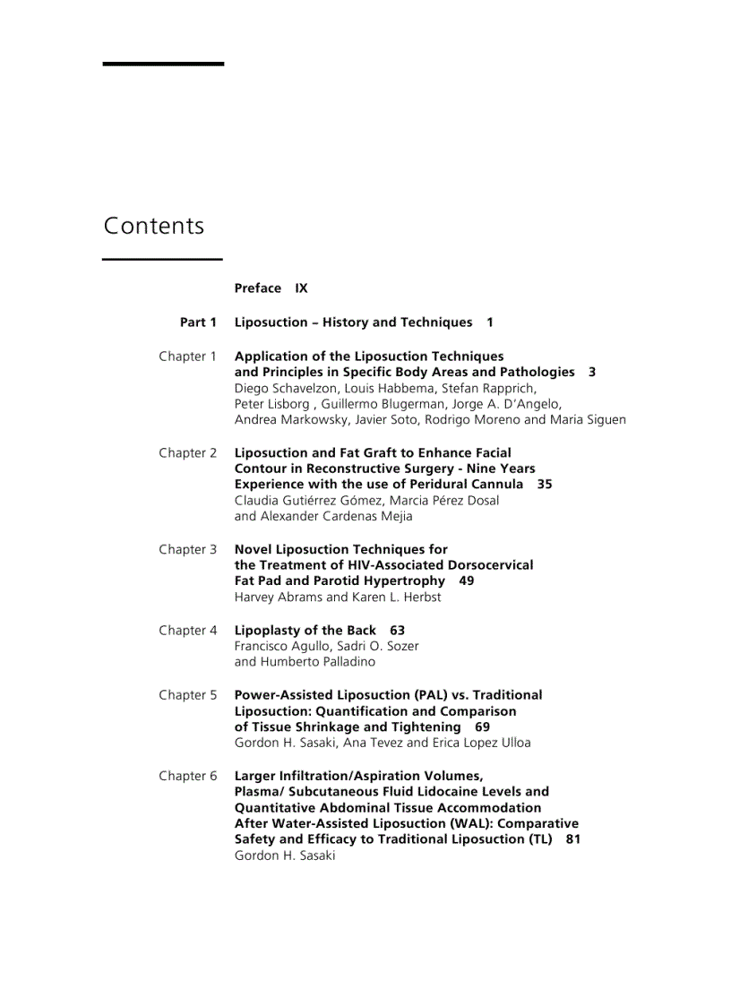 image for page Advanced Techniques in Liposuction and Fat Transfer