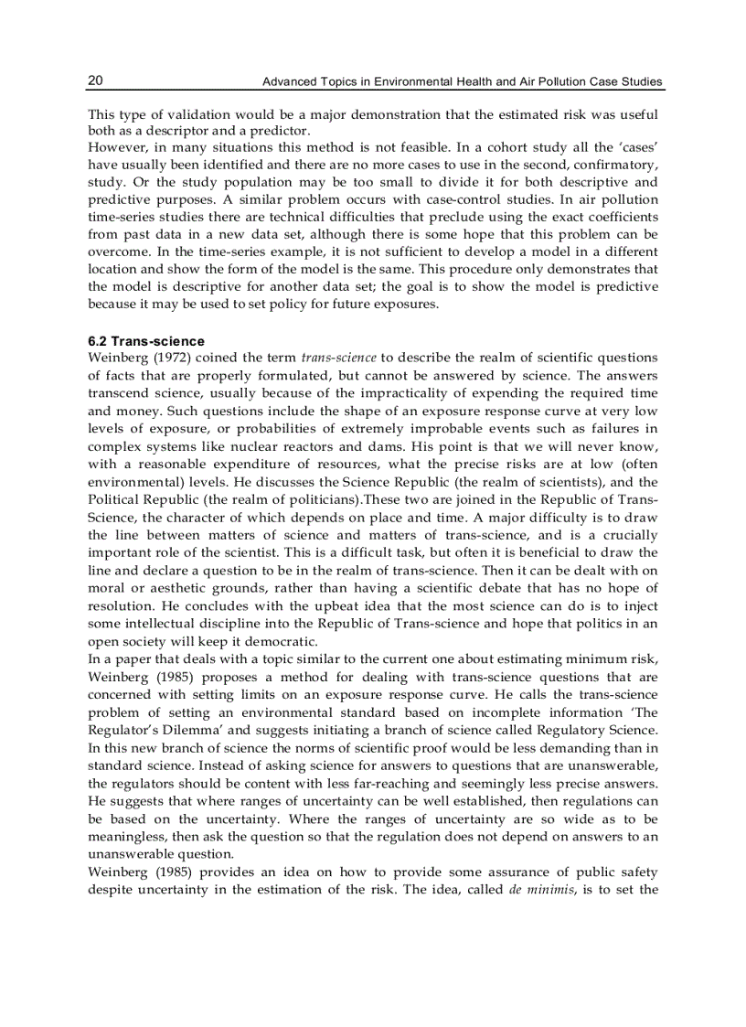 image for page Advanced Topics in Environmental Health and Air Pollution Case Studies