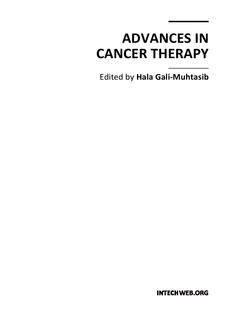 image for page Advances in Cancer Therapy