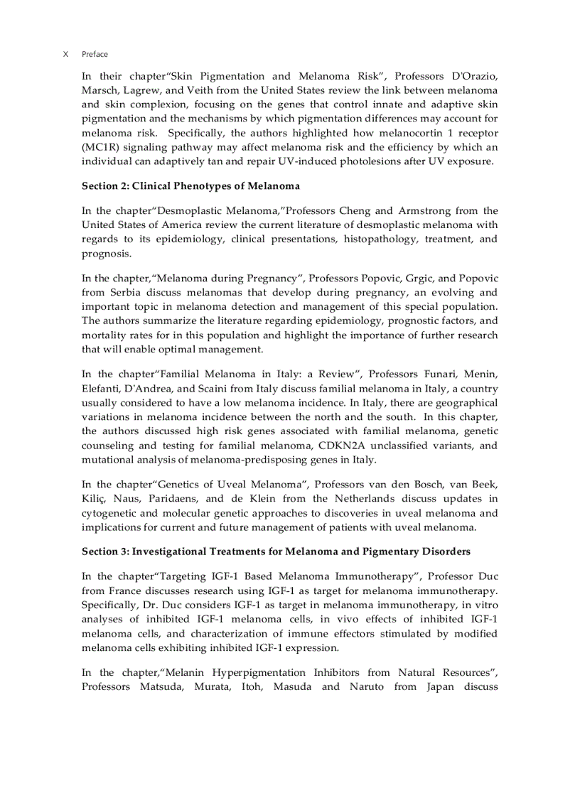 image for page Advances in Malignant Melanoma Clinical and Research Perspectives