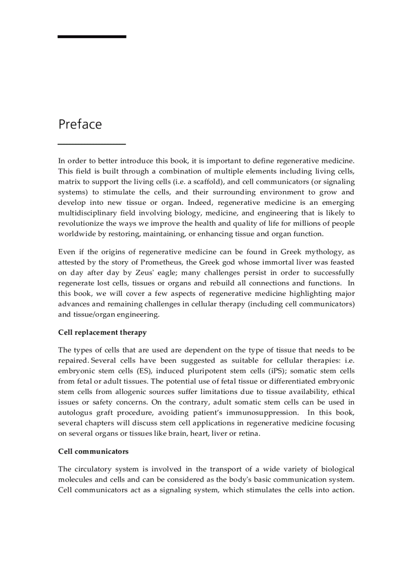 image for page Advances in Regenerative Medicine