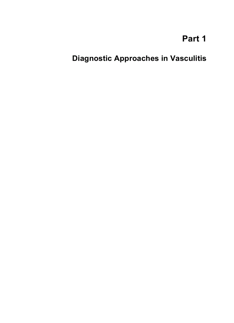 image for page Advances in the Diagnosis and Treatment of Vasculitis