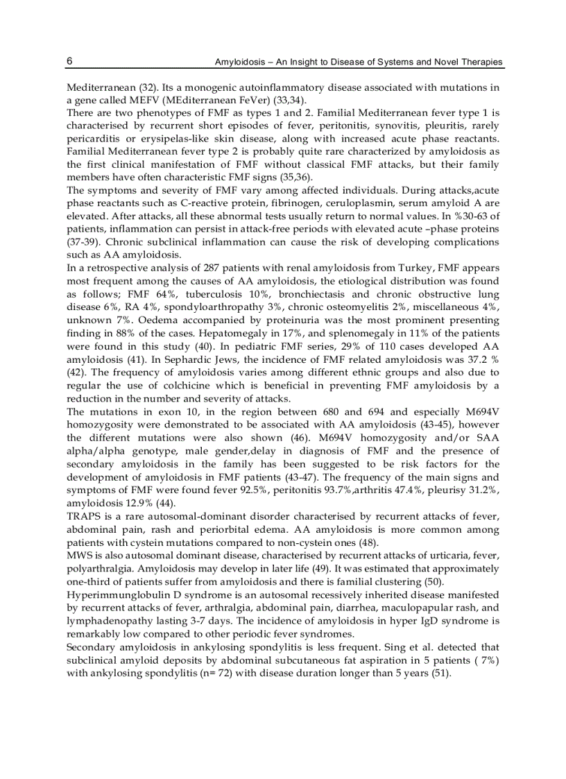 image for page Amyloidosis An Insight to Disease of Systems and Novel Therapies