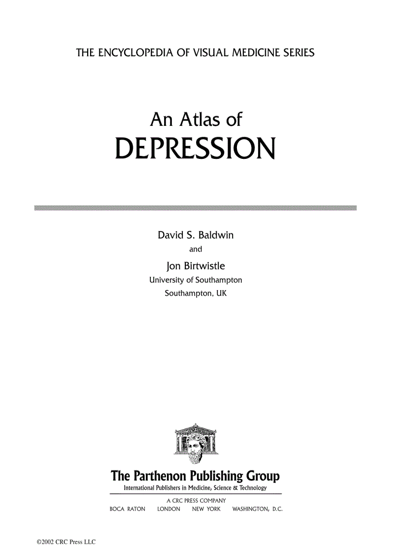 image for page An Atlas of Depression 1st Edition