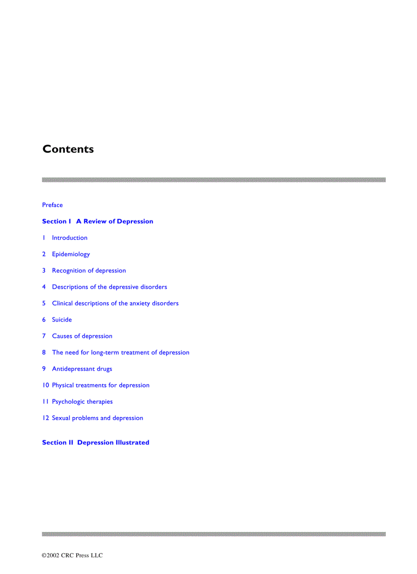 image for page An Atlas of Depression 1st Edition