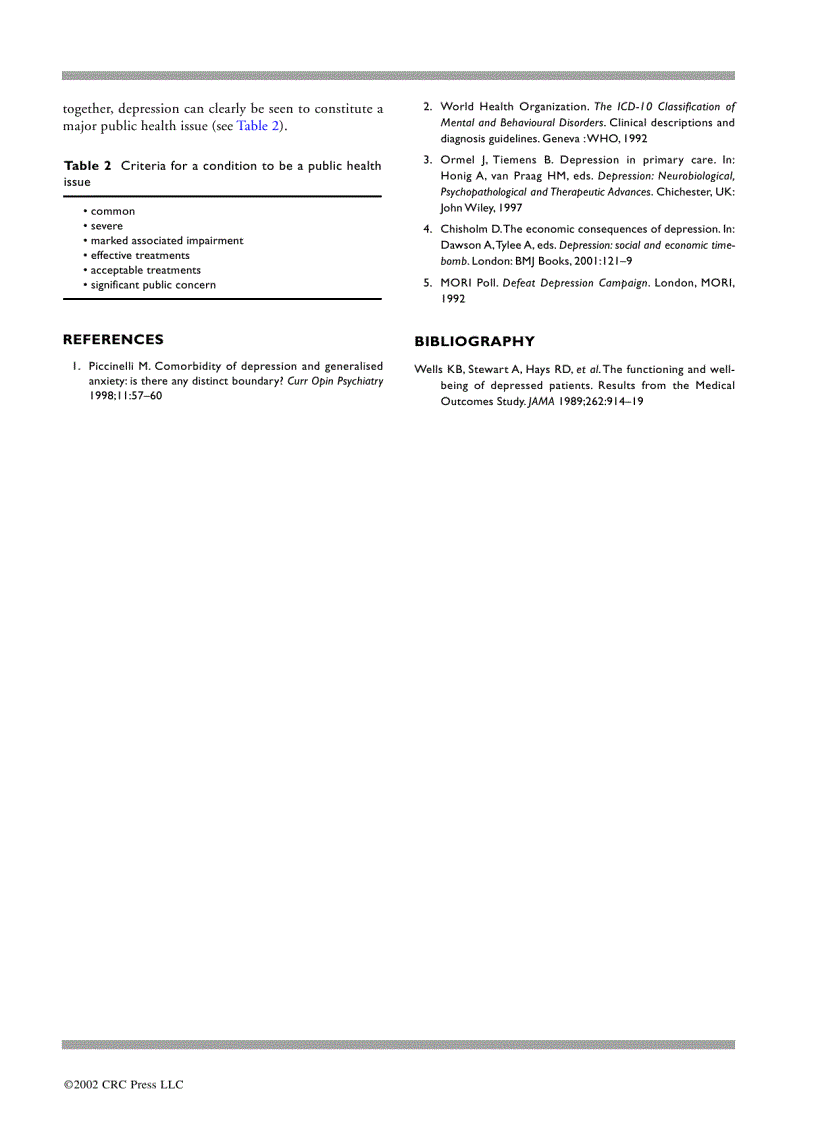 image for page An Atlas of Depression 1st Edition